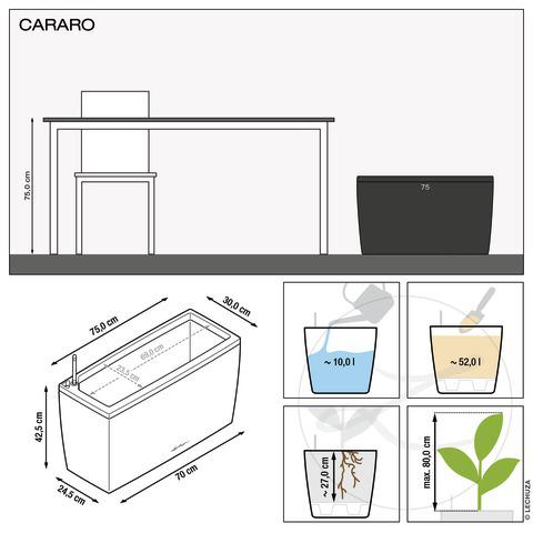 Lechuza Premium Collection CARARO all in one 