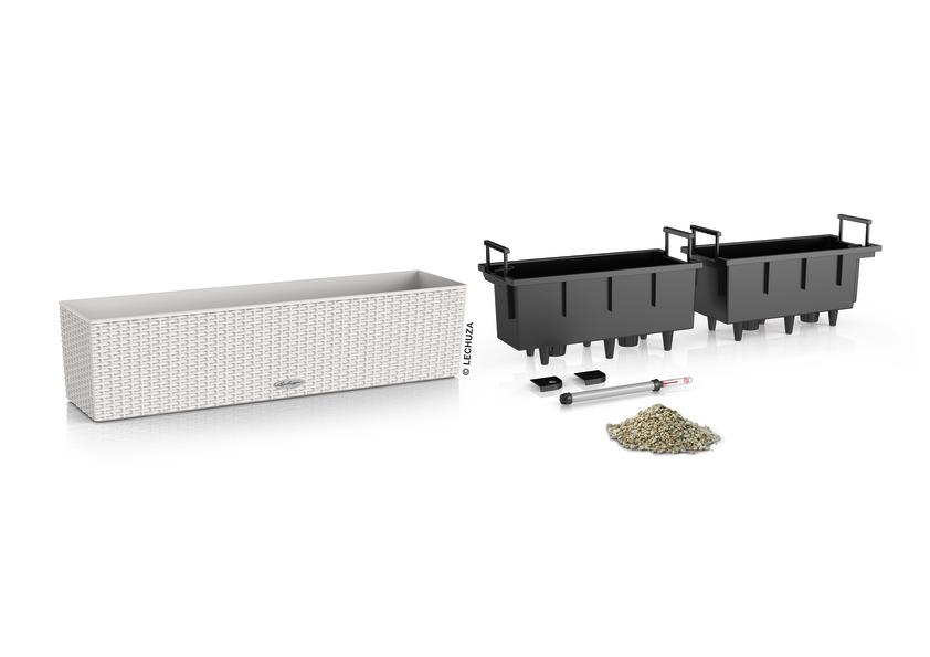 Lechuza Trend Collection BALCONERA Cottage 80 all in one lichtgrau