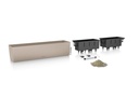 Lechuza Trend Collection BALCONERA Color 80 all in one sandbraun