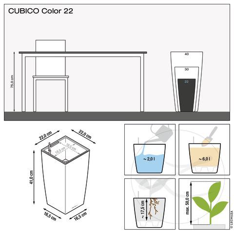 Lechuza Trend Collection CUBICO Color 22 all in one