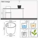 Lechuza Trend Collection NIDO Cottage 28 all in one sandbraun
