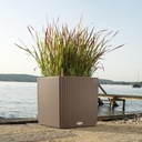 Lechuza Trend Collection CUBE Cottage 40 all in one sand brown