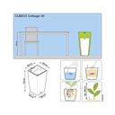 Lechuza CUBICO Cottage 40 all in one mokka