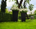 Lechuza Trend Collection CUBICO Cottage 30 all in one graphitscharz