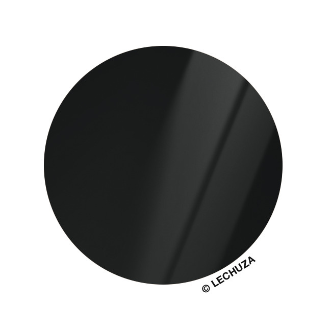 Lechuza Einzelgefäss Premium QUADRO 28 schwarz hochglanz