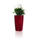 Lechuza Einzelgefäss Premium CUBICO 30 scarlet rot hochglanz