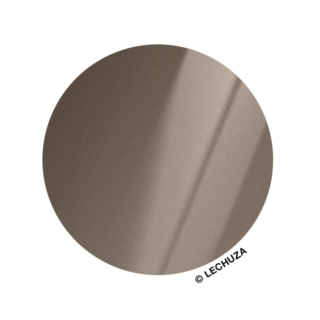 Lechuza Einzelgefäss Premium CUBICO 22 taupe hochglanz