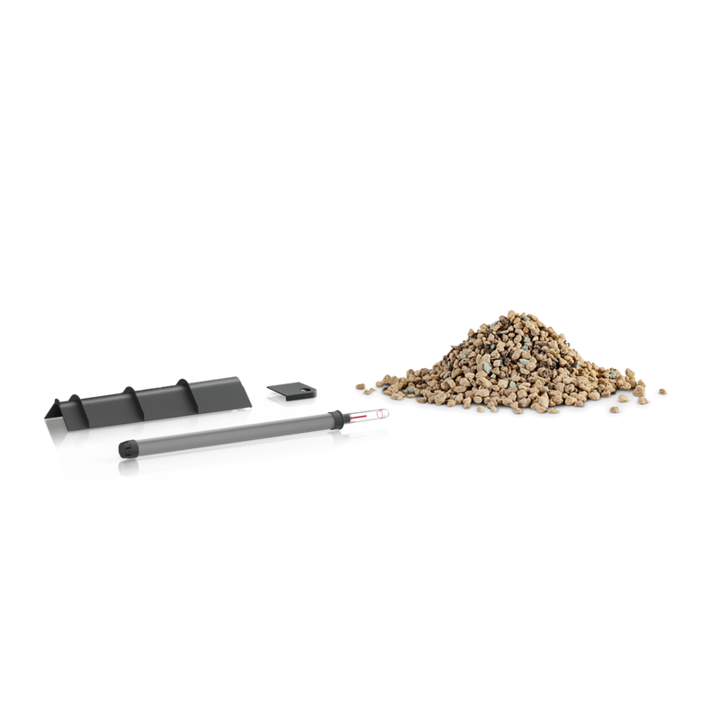 Lechuza Ersatzteil Bewässerungs-Set für CUBICO 22 (Inhalt für 1 Gefäss), schwarz
