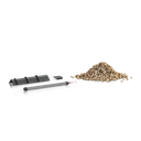 Lechuza Ersatzteil Bewässerungs-Set für CUBICO 22 (Inhalt für 1 Gefäss), schwarz