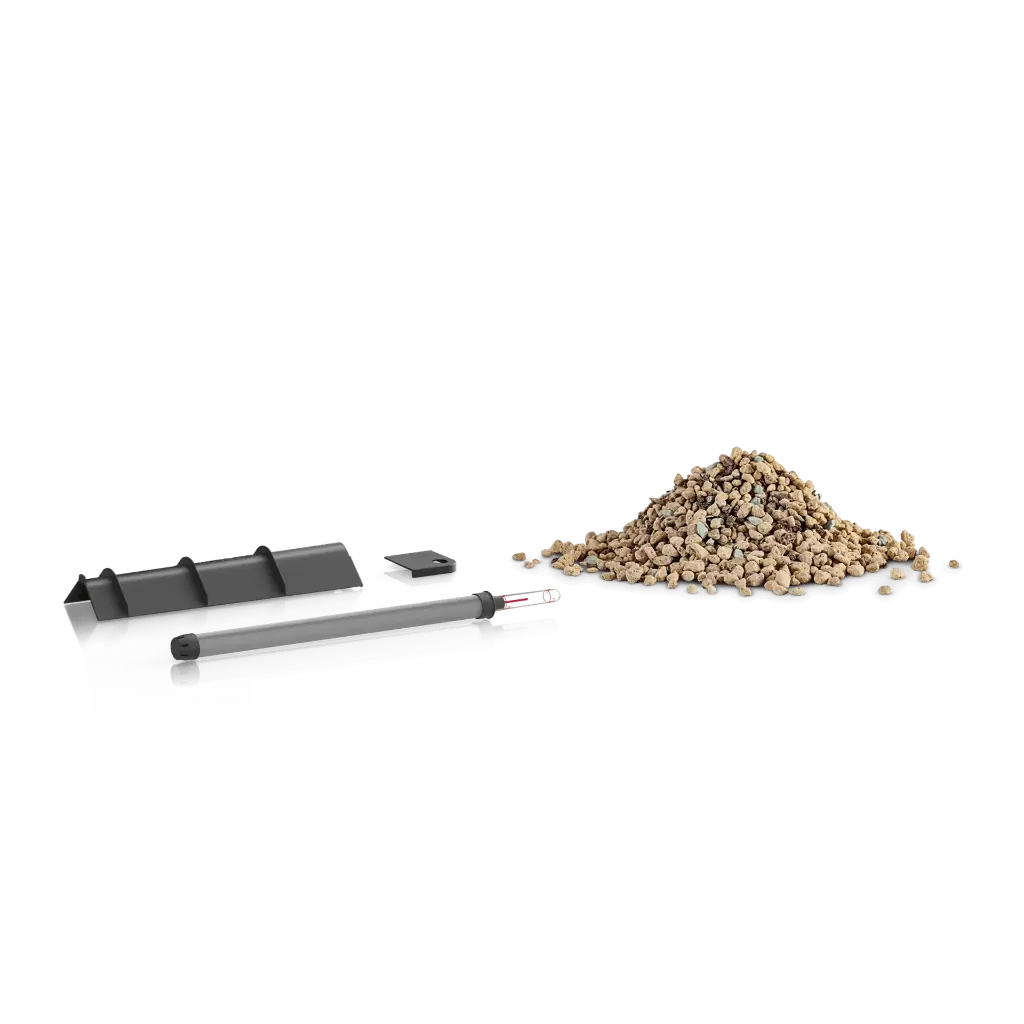 Lechuza Ersatzteil Bewässerungs-Set für CUBICO 30 und TRIO 30 (Inhalt für 1 Gefäss), schwarz