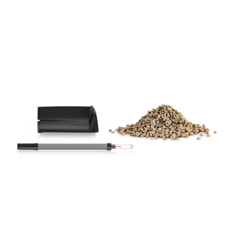 Lechuza Ersatzteil Bewässerungs-Set für CLASSICO LS 28 (Inhalt für 1 Gefäss), schwarz