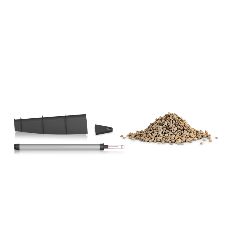 Lechuza Ersatzteil Bewässerungs-Set für CLASSICO 35 (Inhalt für 1 Gefäss), schwarz