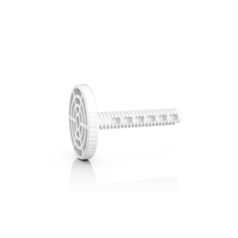 Lechuza Ersatzteil Stellschraube weiss für BALCONERA 50 / 80 (Inhalt: 4 Schrauben), schwarz