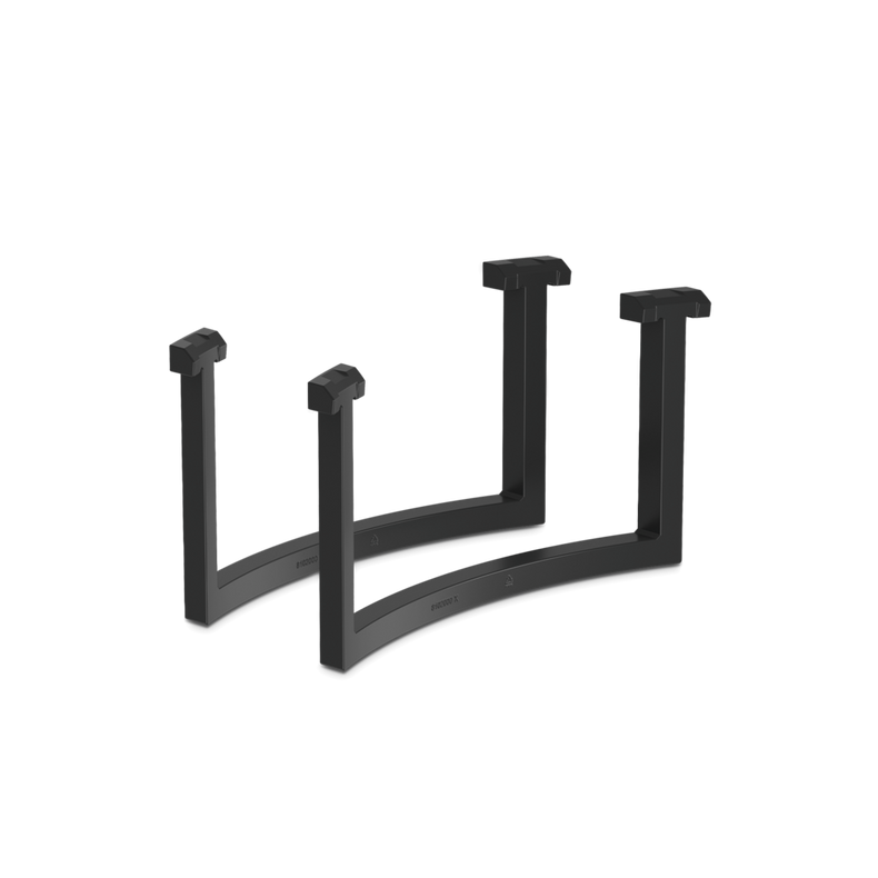 Lechuza Ersatzteil Griffverbinder für RONDO 40, CLASSICO LS 43 und DIAMANTE 40 (Inhalt für 1 Gefäss), schwarz