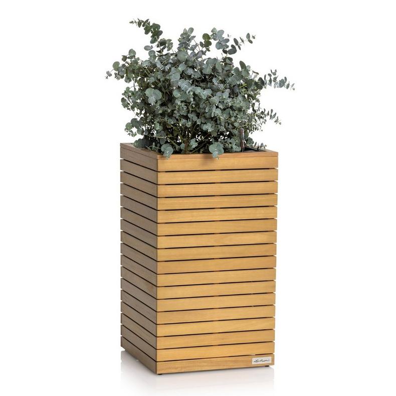 Lechuza PALO Natural Wood 45 high - Komplettset FSC® 100% Eukalyptusholz Eukalyptus