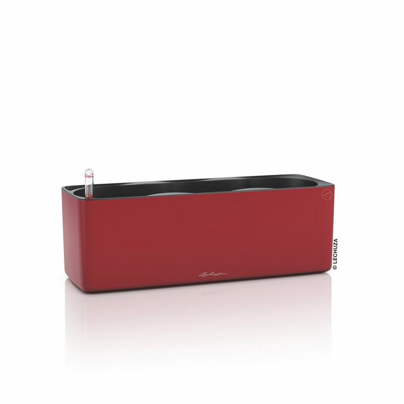Lechuza CUBE Triple scarlet rot matt