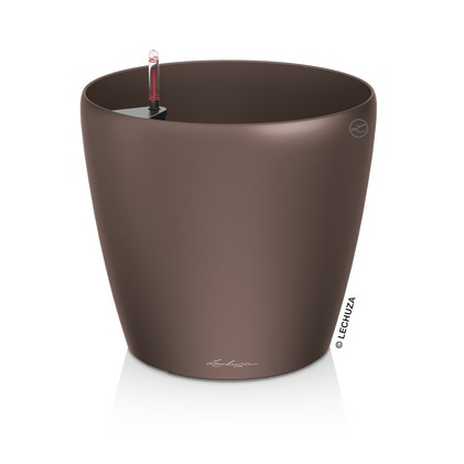 [14527] Lechuza Komplettset Premium Classico 60 espresso metallic