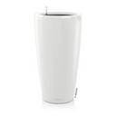 Lechuza Premium Collection RONDO 40 all in one weiss hochglanz