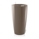 Lechuza Premium Collection RONDO 40 all in one taupe hochglanz