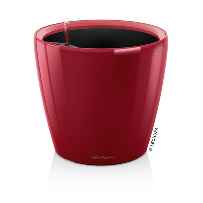 Lechuza CLASSICO Premium LS 28 scarlet rot hochglanz