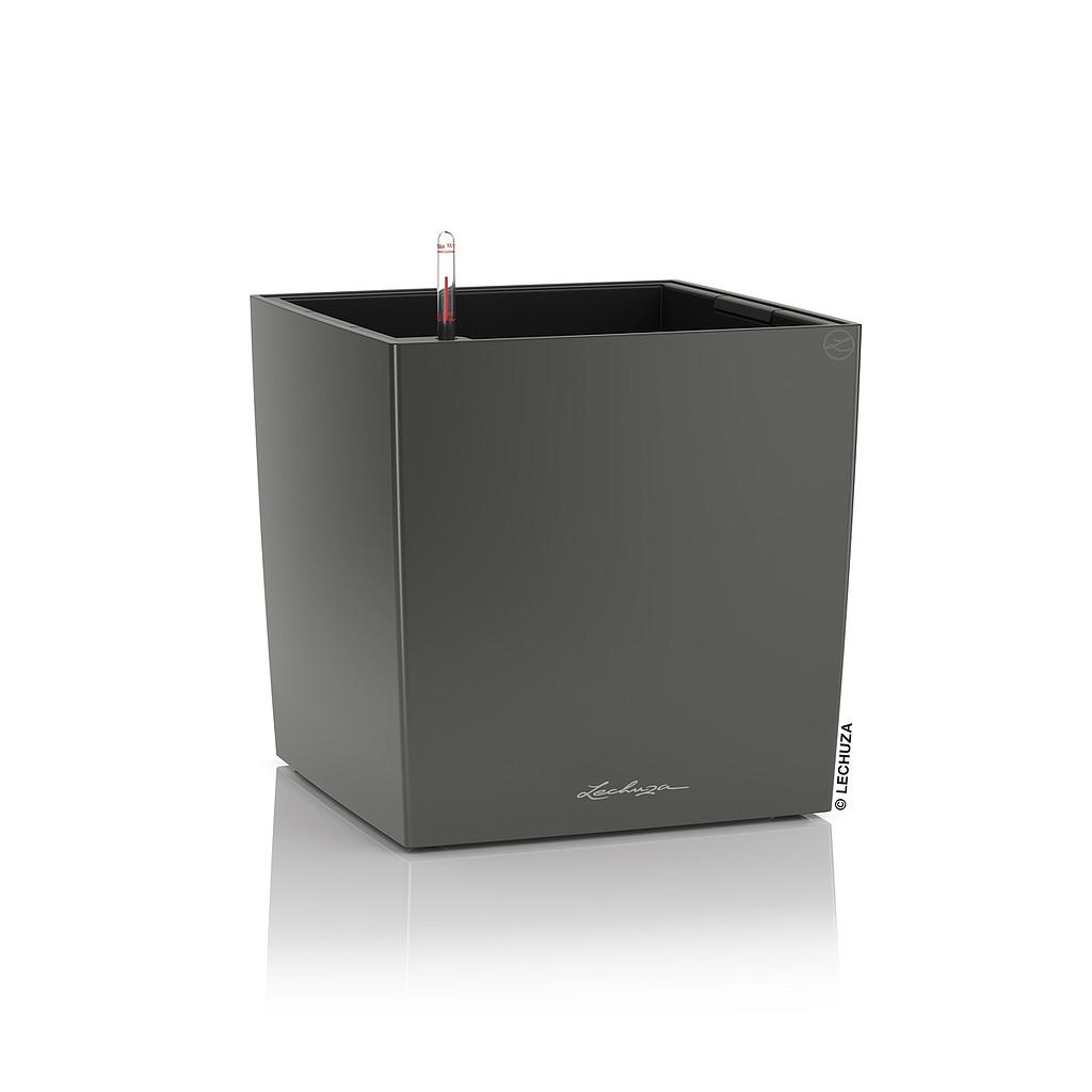 Lechuza CUBE Premium 50 anthrazit metallic