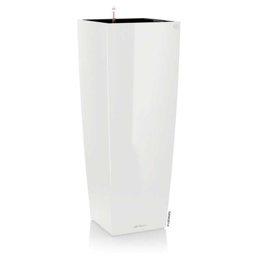 Lechuza CUBICO Alto Premium 40 weiss hochglanz