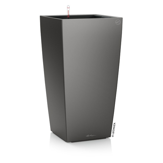 Lechuza CUBICO Premium 22 anthrazit metallic