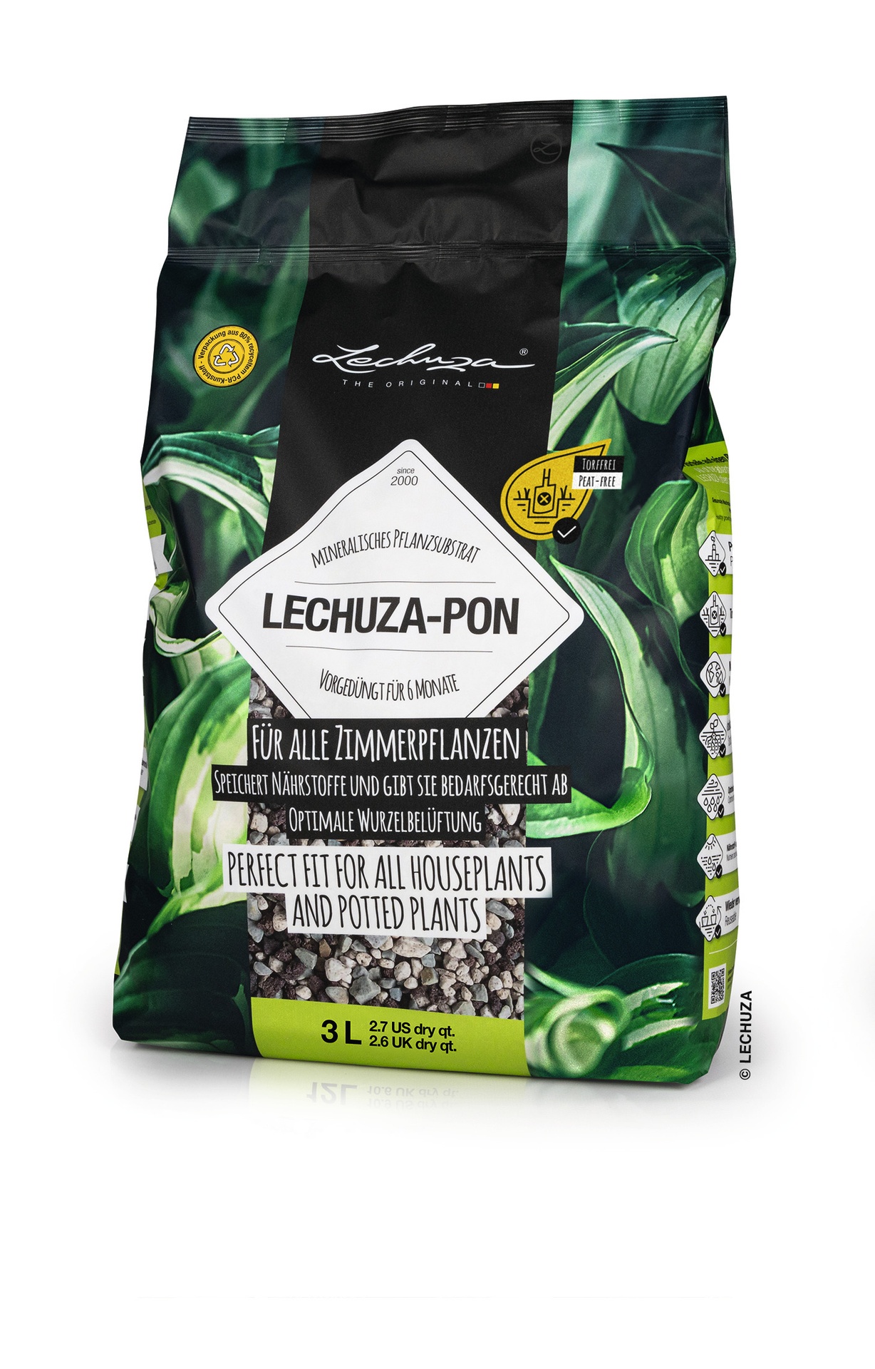 [19560] Lechuza PON Pflanzsubstrat 3 Liter