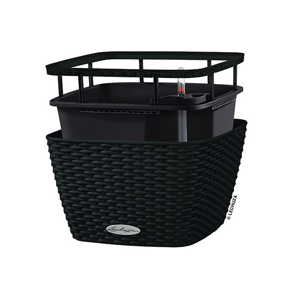 Lechuza BACINO Cottage  graphitschwarz