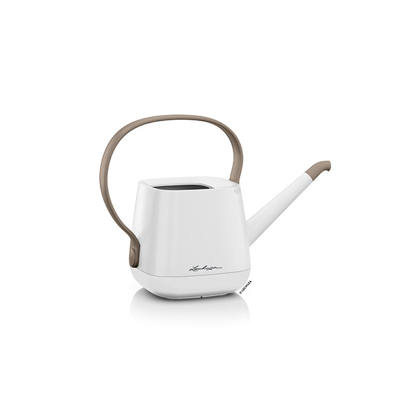 [L-13910] Lechuza YULA Giesskanne 1,7 l weiss-taupe