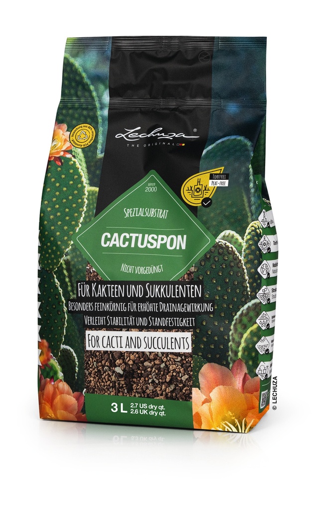 Lechuza Pflanzsubstrat CACTUSPON 3 Liter 