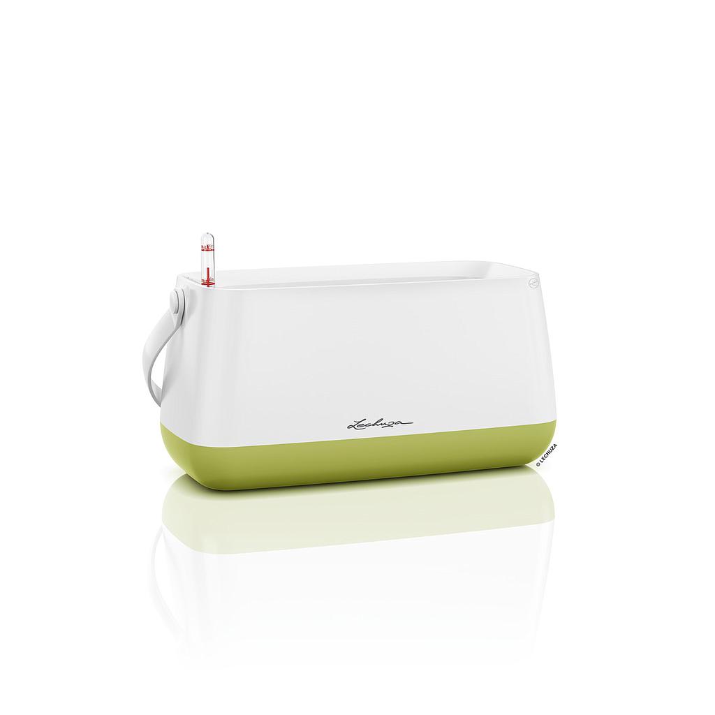 Lechuza YULA Pflanztasche weiss/pistaziengrün seidenmatt