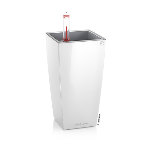 [18120] Lechuza Komplettset Premium Mini Cubi Cubi weiss hochglanz