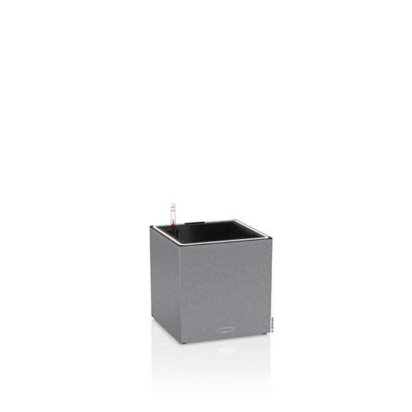 Lechuza CANTO Stone 30 LED low - All-In-One stone grey
