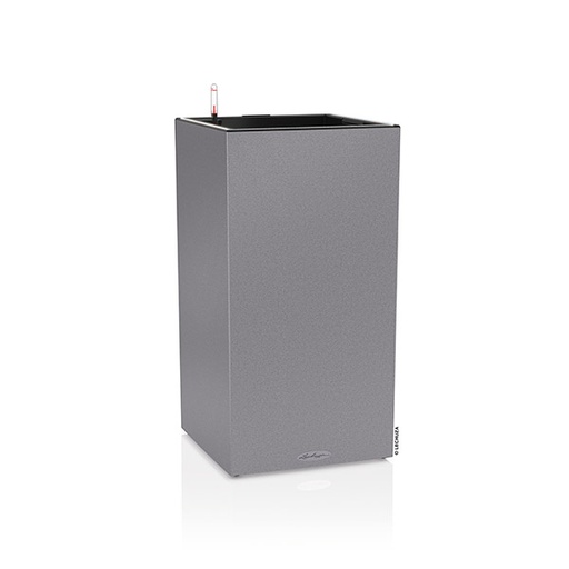 [13640] Lechuza CANTO Stone 40 LED high - All-In-One stone grey