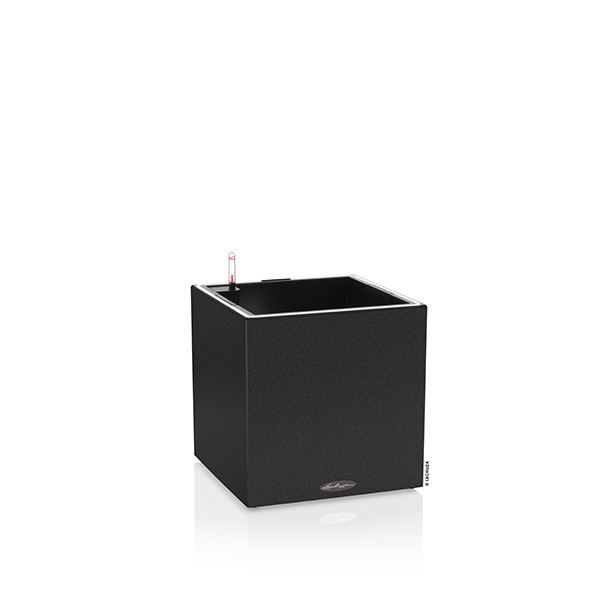 Lechuza CANTO Stone 40 LED low - All-In-One graphite black