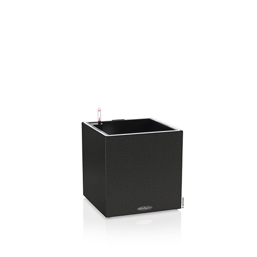 [13692] Lechuza CANTO Stone 40 LED low - All-In-One graphite black