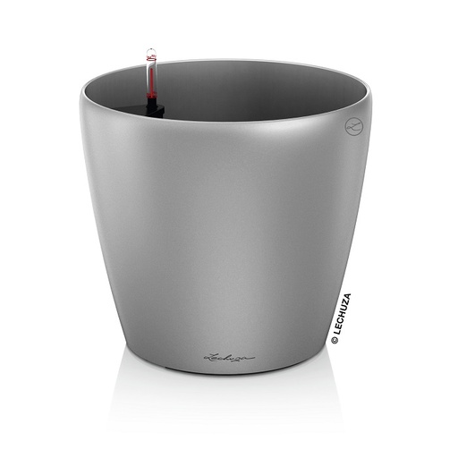 [14668] Lechuza CLASSICO Premium 70 - All-In-One silver