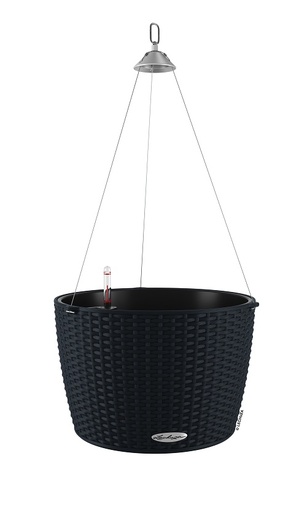 [15303] Lechuza NIDO Cottage 35 - All-In-One graphite black