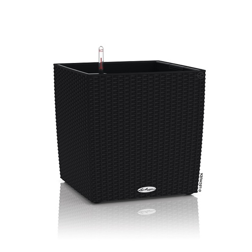 [15373] Lechuza CUBE Cottage 30 - All-In-One graphite black