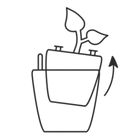 herausnehmbarer Pflanzeinsatz